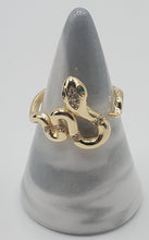 Load image into Gallery viewer, Gold Snake Ring
